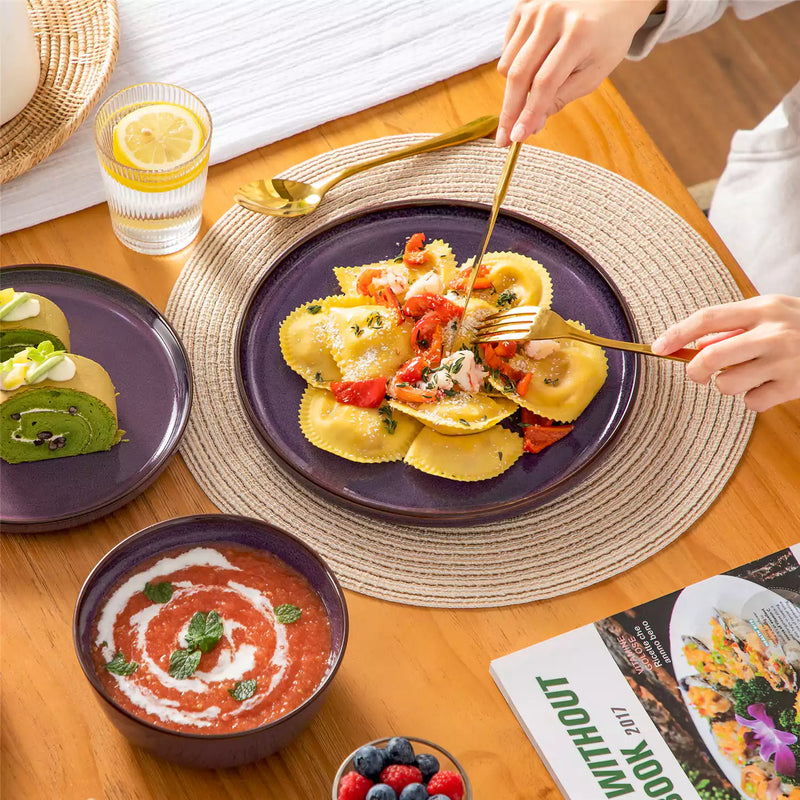 Sata Lipped-Edge 18 Piece Dinnerware Set - Image 2