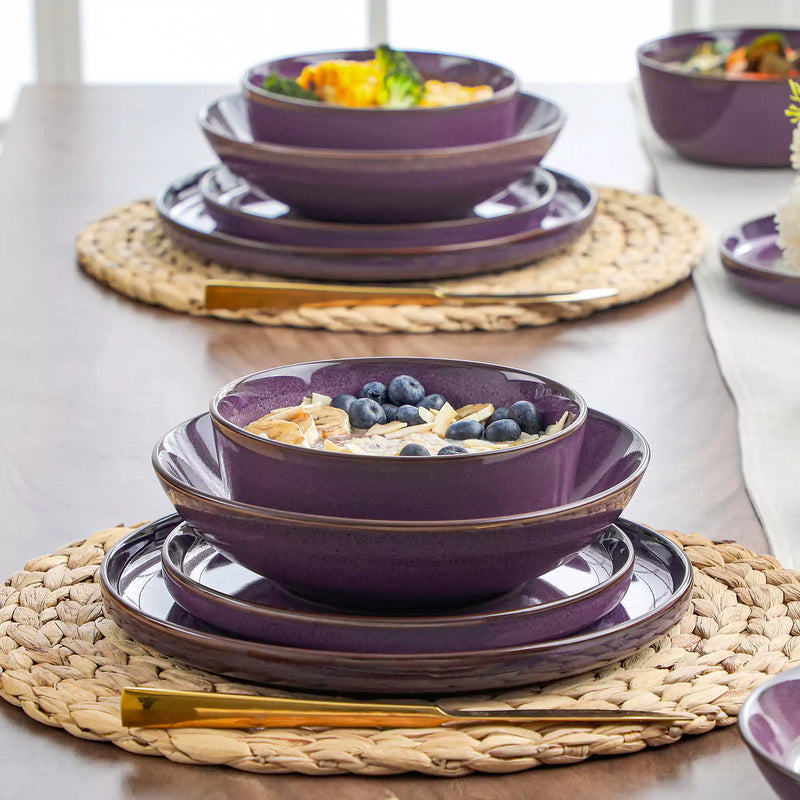 Sata Lipped-Edge 24 Piece Dinnerware Set - Image 4