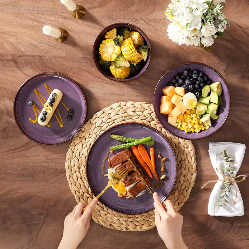 Sata Lipped-Edge 24 Piece Dinnerware Set - Image 3