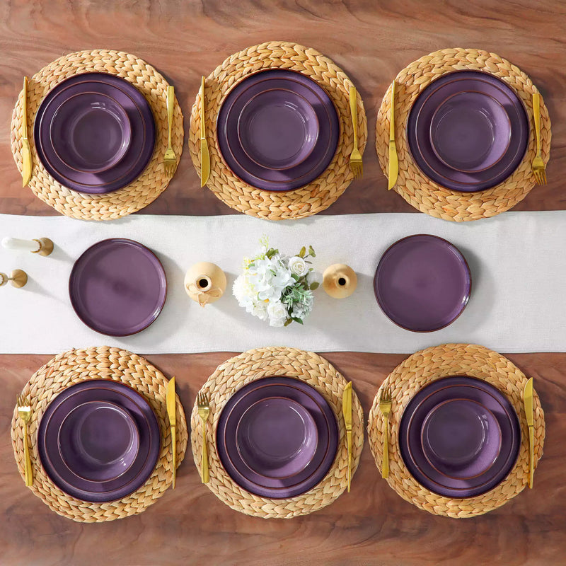 Sata Lipped-Edge 24 Piece Dinnerware Set - Image 8