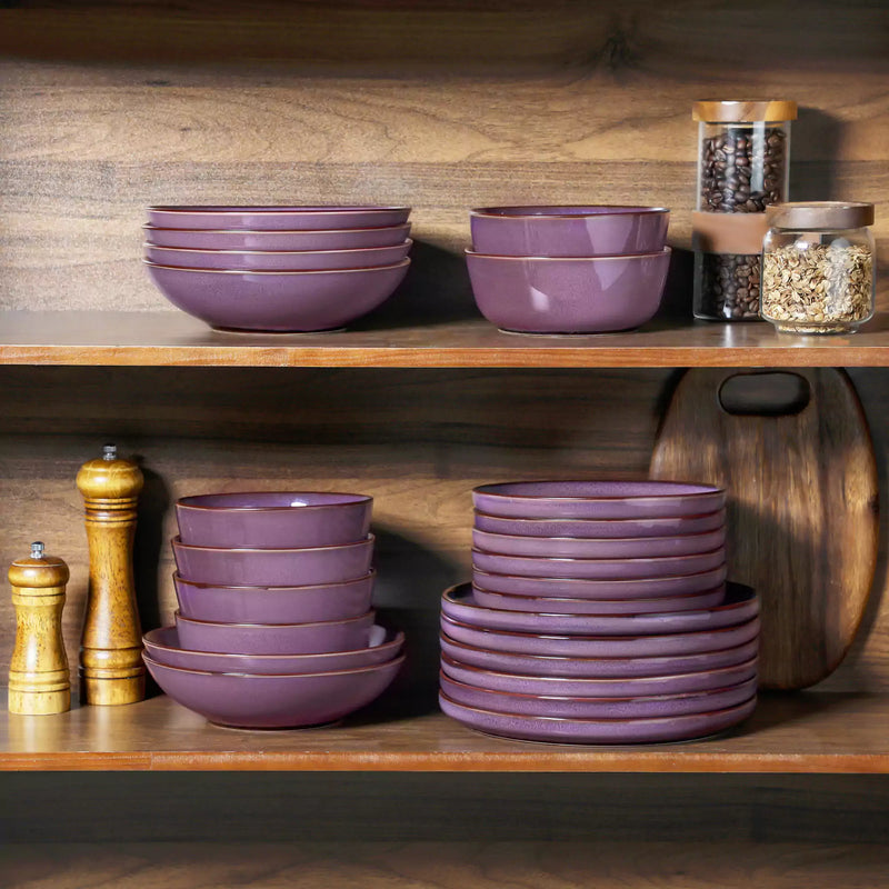 Sata Lipped-Edge 24 Piece Dinnerware Set - Image 9