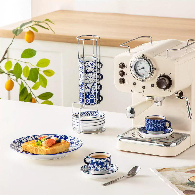Selene Coffee Cup and Saucer Set of 6 - Image 5