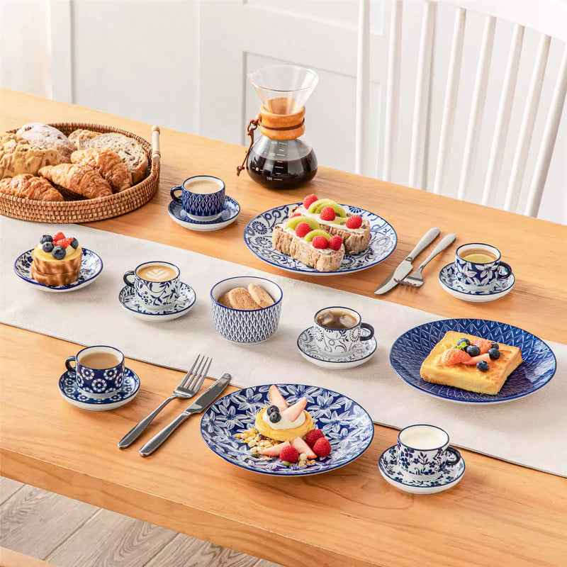 Selene Coffee Cup and Saucer Set of 6 - Image 2