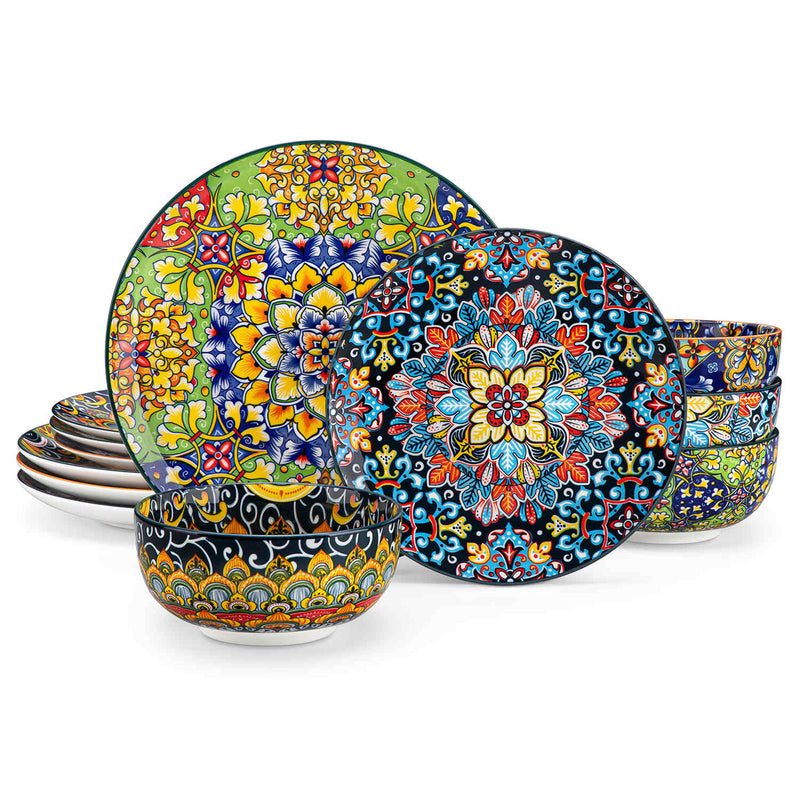 Simi 12 Piece Dinnerware Set