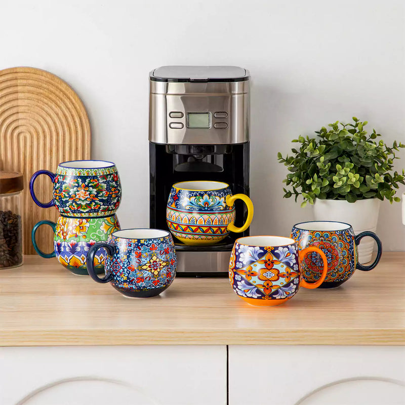 Simi Deep Round Mugs Set of 6 - Image 4