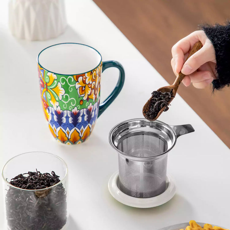 Simi Tea Mug with Infuser and Lid - Image 12