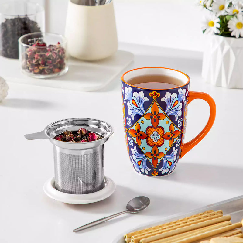 Simi Tea Mug with Infuser and Lid - Image 2