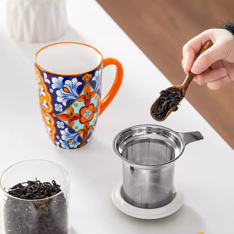 Simi Tea Mug with Infuser and Lid - Image 6