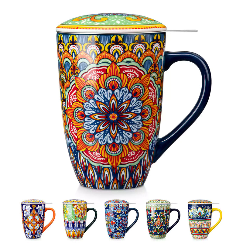 Simi Tea Mug with Infuser and Lid - Image 13