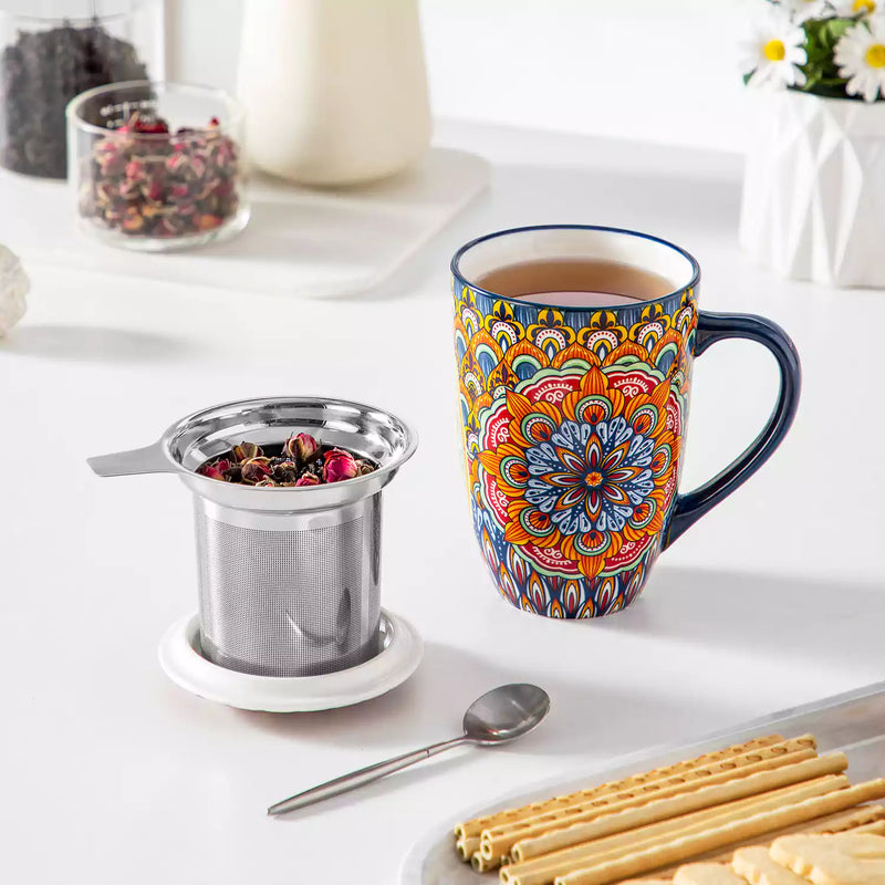 Simi Tea Mug with Infuser and Lid - Image 14