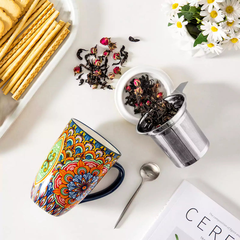 Simi Tea Mug with Infuser and Lid - Image 16