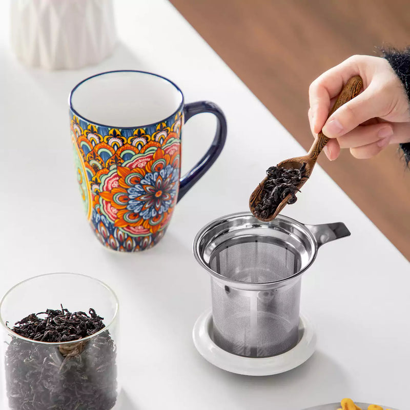 Simi Tea Mug with Infuser and Lid - Image 18