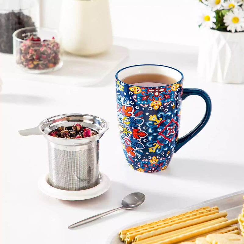 Simi Tea Mug with Infuser and Lid - Image 20