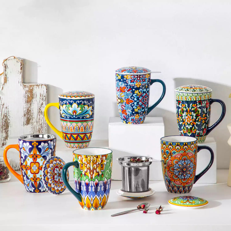 Simi Tea Mug with Infuser and Lid - Image 29