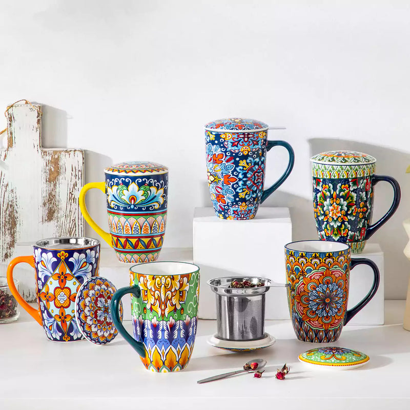 Simi Tea Mug with Infuser and Lid - Image 35