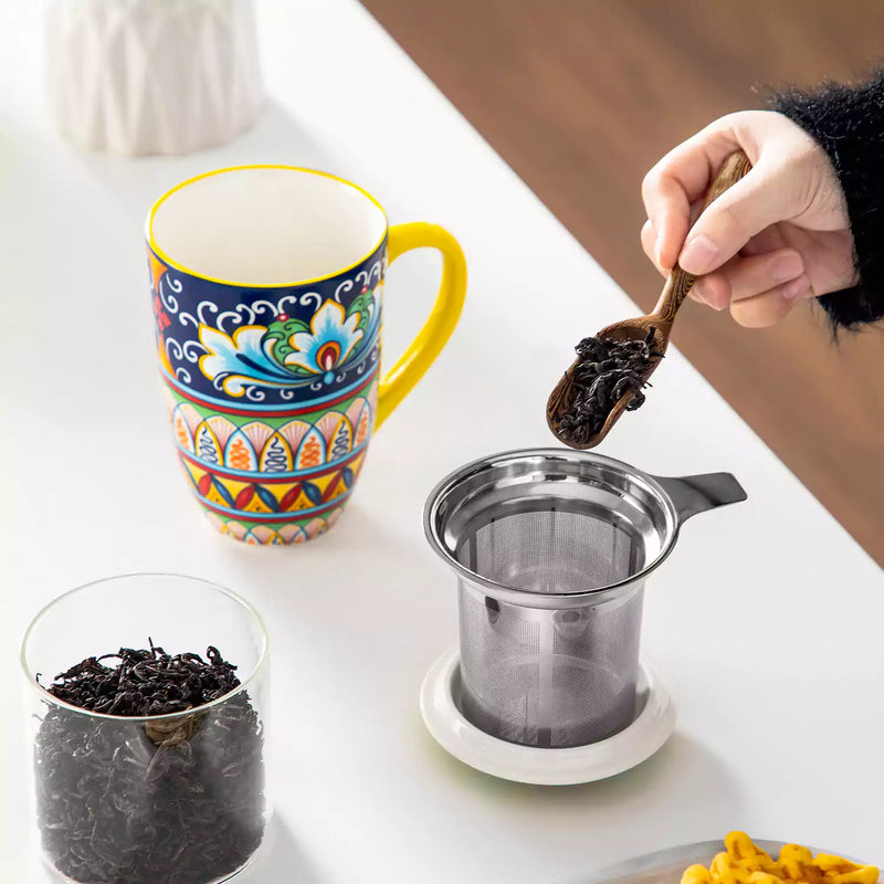 Simi Tea Mug with Infuser and Lid - Image 36