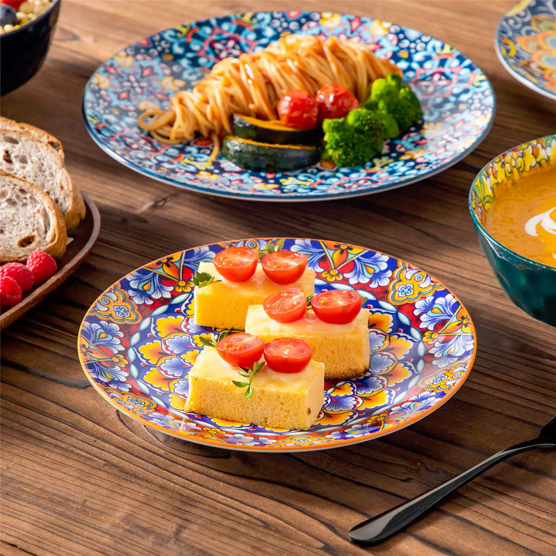 Simi 12 Piece Dinnerware Set with Front-Only Pattern - Image 7