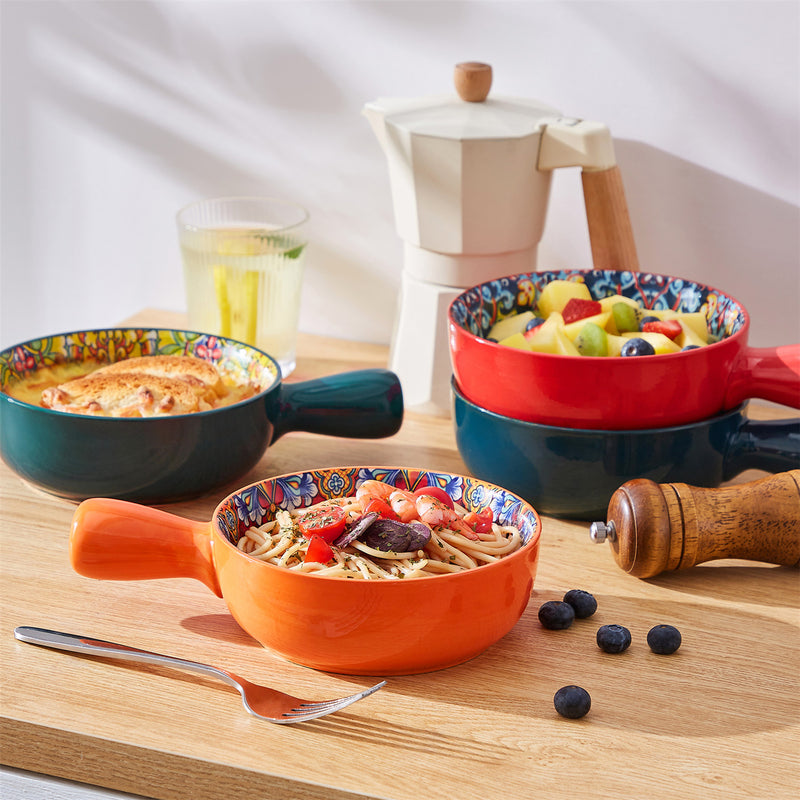 Simi Soup Bowls with Handles Set of 4 - Image 2