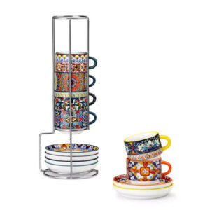 Simi Coffee Cup and Saucer Set of 6