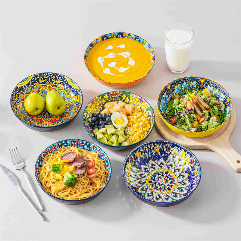 Simi Pasta Bowls Set of 6 - Image 4