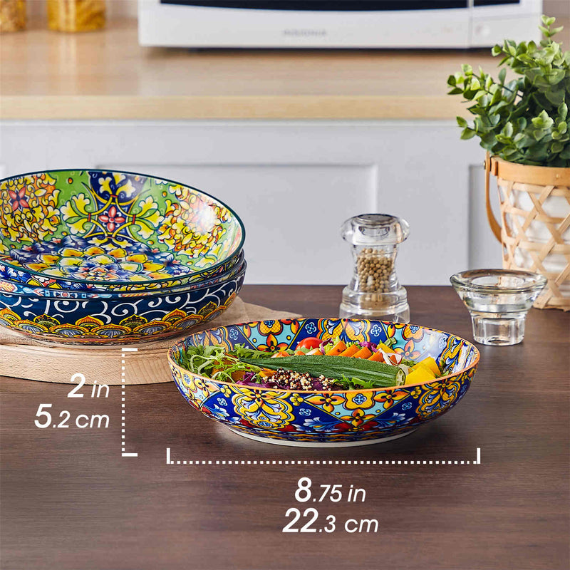 Simi Double-Sided Pasta Bowls Set of 4 - Image 5