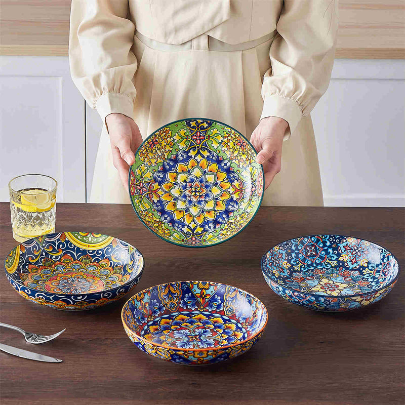 Simi Double-Sided Pasta Bowls Set of 4 - Image 7