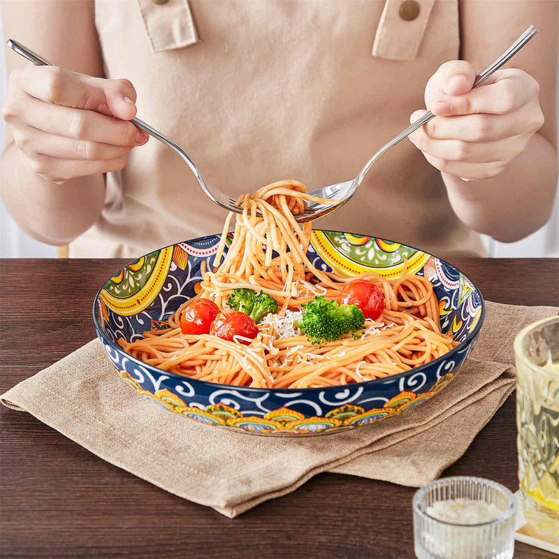 Simi Double-Sided Pasta Bowls Set of 4 - Image 6