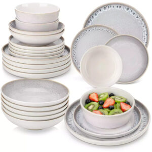 Snow 24 Piece Dinnerware Set