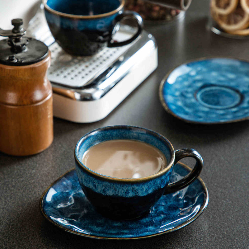 Starry Cups and Saucers Set of 4 - Image 5
