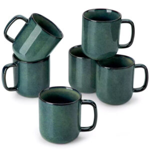 Starry Gentlely Curved Mugs Set of 6