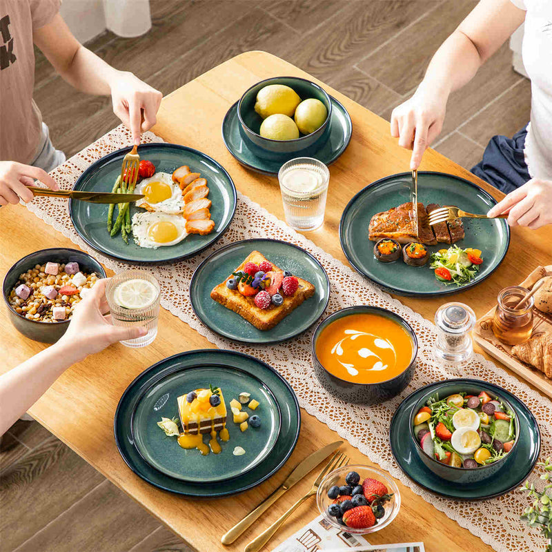 Starry Lipped-Edge 18 Piece Dinnerware Set - Image 12