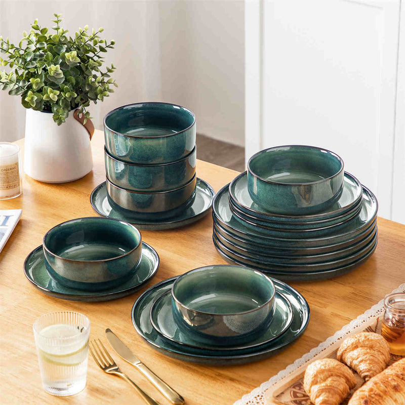 Starry Lipped-Edge 18 Piece Dinnerware Set - Image 13