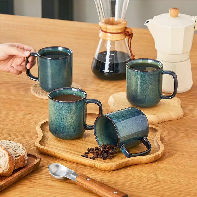 Starry Gentlely Curved Mugs Set of 4, 12oz - Image 3