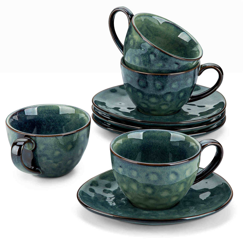Starry Cups and Saucers Set of 4 - Image 6