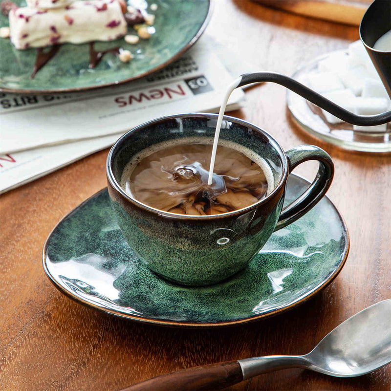 Starry Cups and Saucers Set of 4 - Image 9