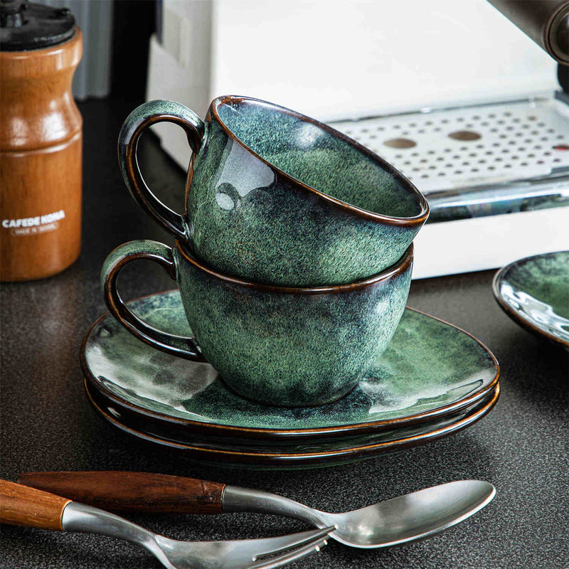 Starry Cups and Saucers Set of 4 - Image 10