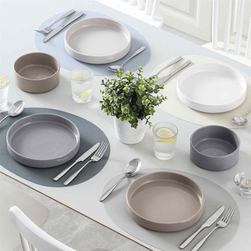 Venus Glossy Pasta Bowls Set of 4 - Image 5