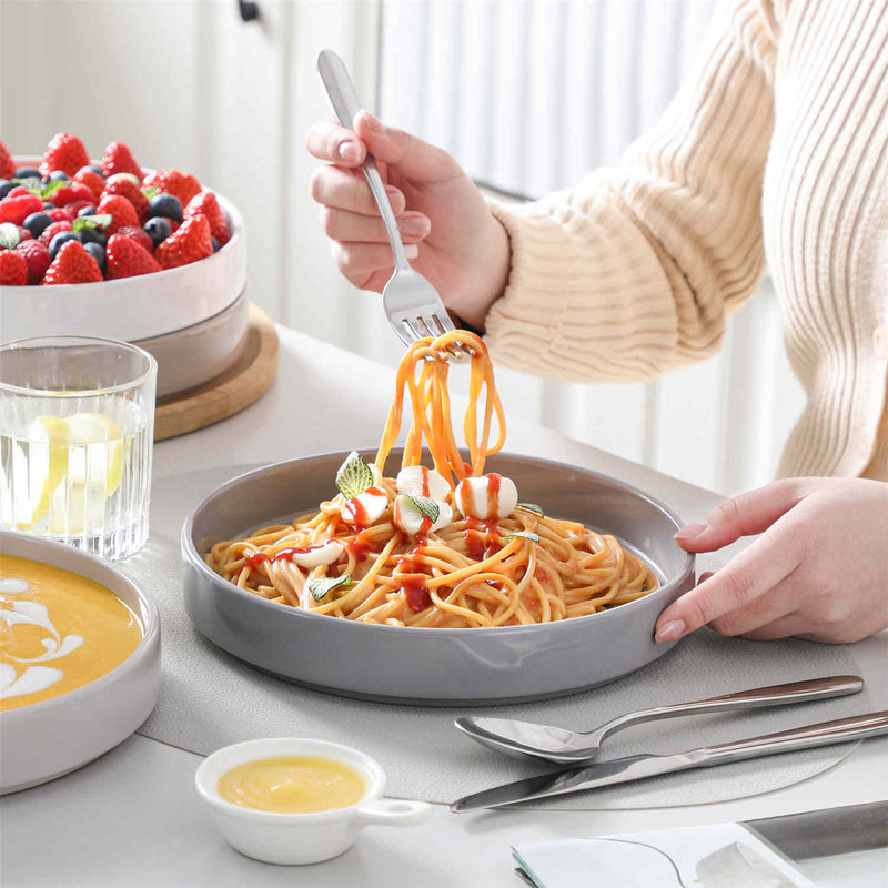 Venus Glossy Pasta Bowls Set of 4 - Image 2