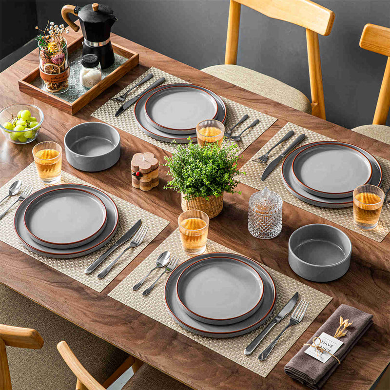 Venus Glossy Dessert Plates Set of 6 - Image 2