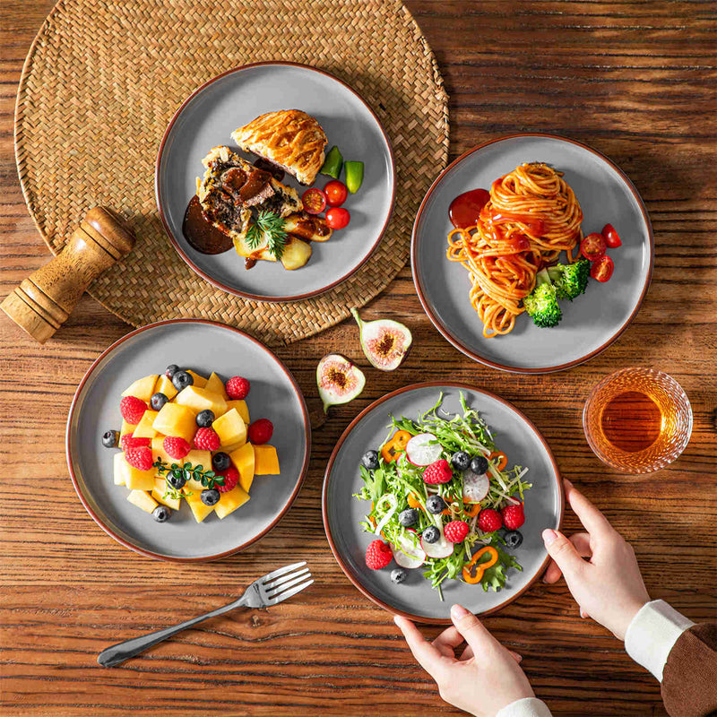 Venus Glossy Dessert Plates Set of 6 - Image 3