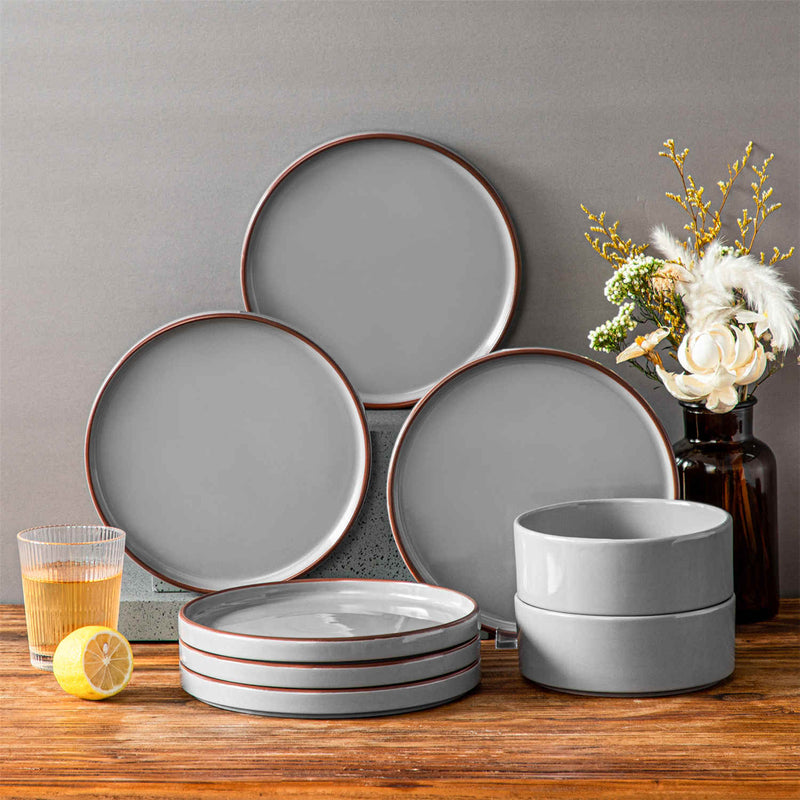 Venus Glossy Dessert Plates Set of 6 - Image 6