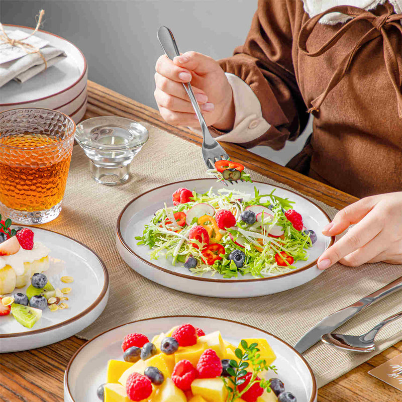Venus Glossy Dessert Plates Set of 6 - Image 8
