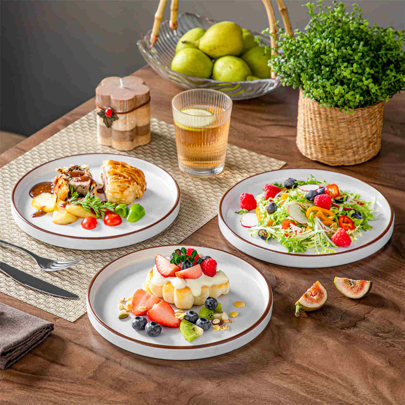 Venus Glossy Dessert Plates Set of 6 - Image 9