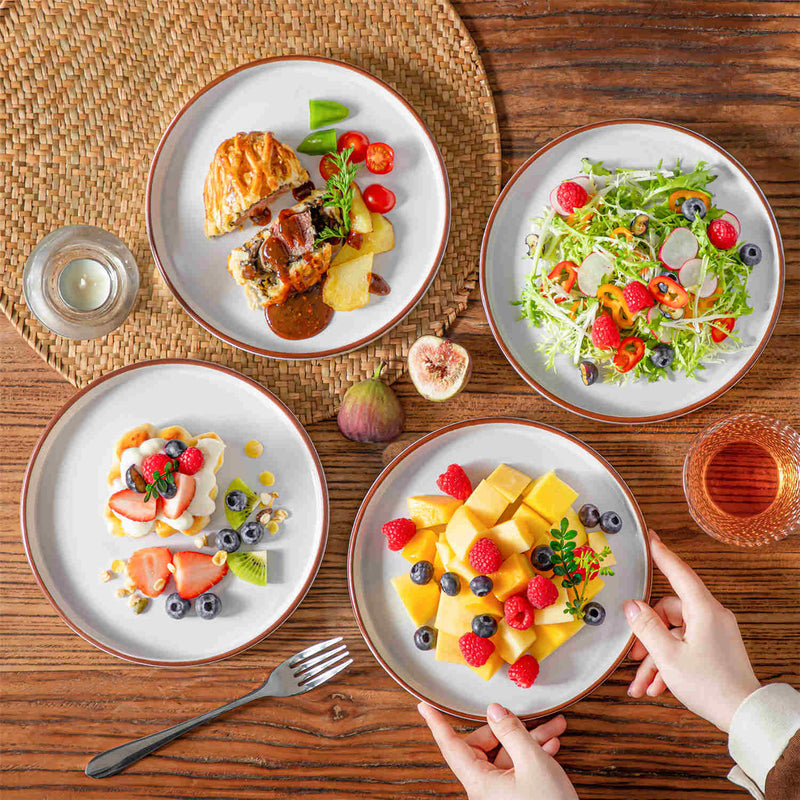 Venus Glossy Dessert Plates Set of 6 - Image 11