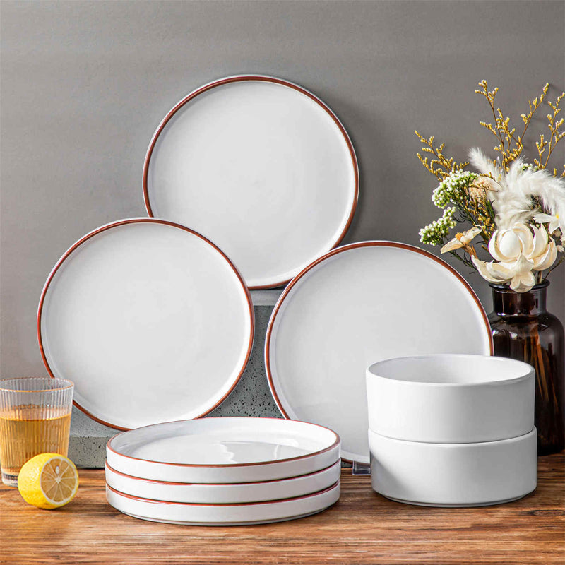 Venus Glossy Dessert Plates Set of 6 - Image 12