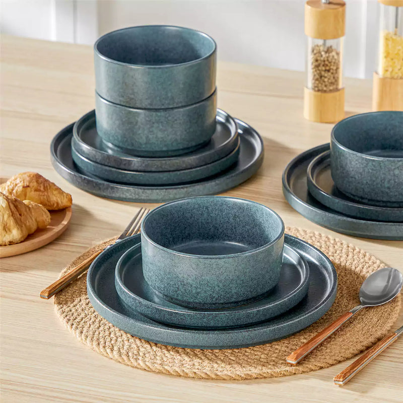 Webb Straight-Edge 12 Piece Dinnerware Set - Image 6