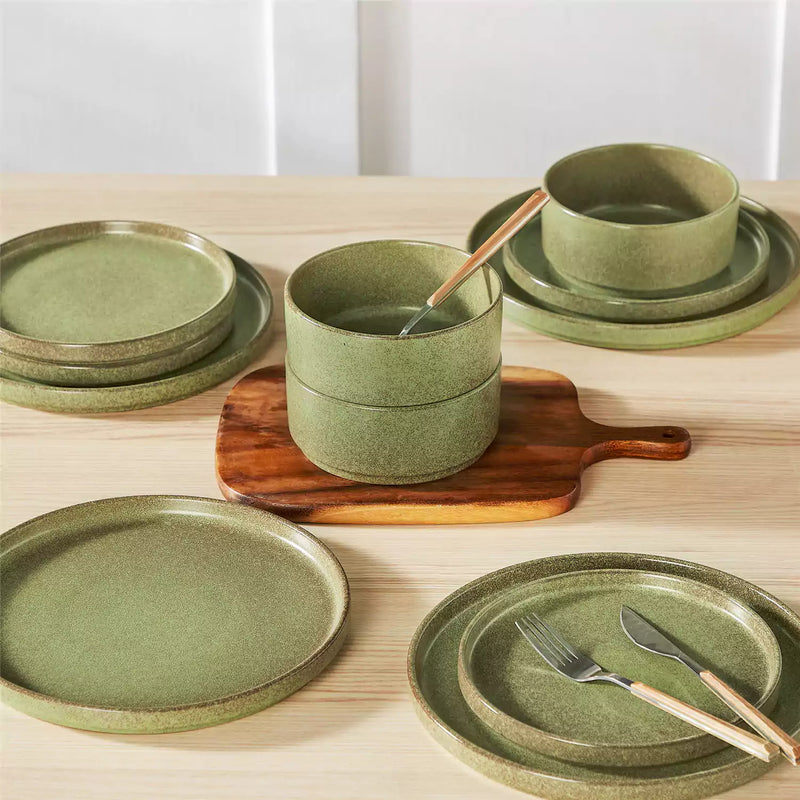 Webb Straight-Edge 12 Piece Dinnerware Set - Image 14