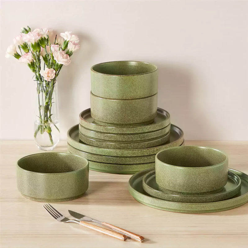 Webb Straight-Edge 12 Piece Dinnerware Set - Image 15