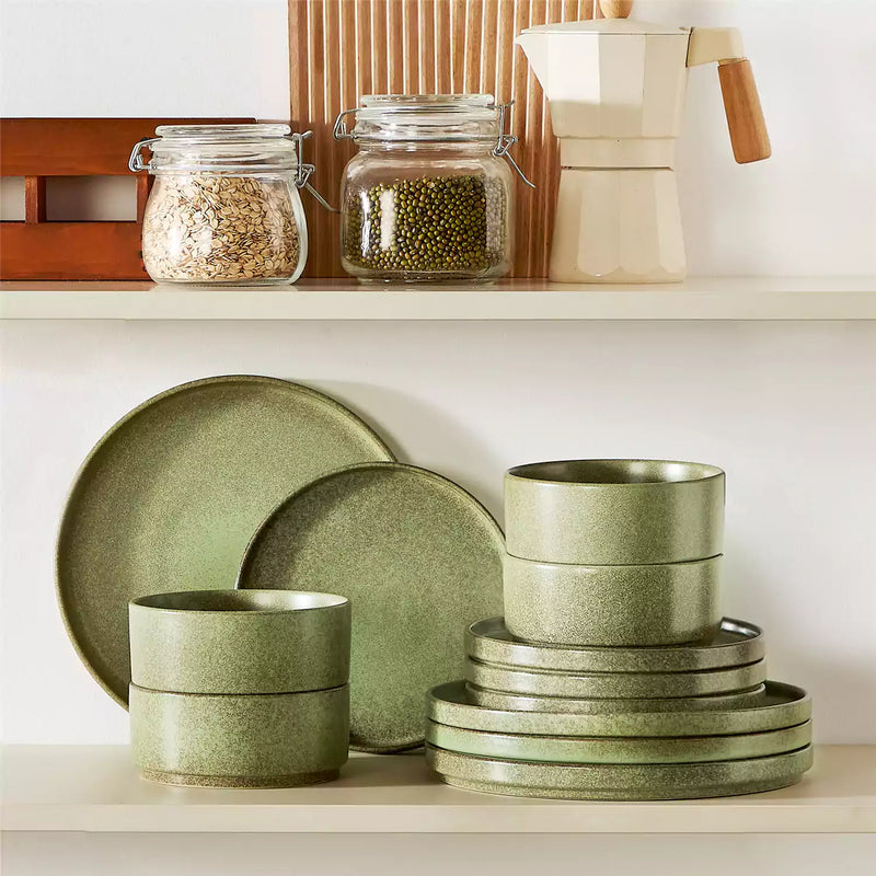 Webb Straight-Edge 12 Piece Dinnerware Set - Image 16