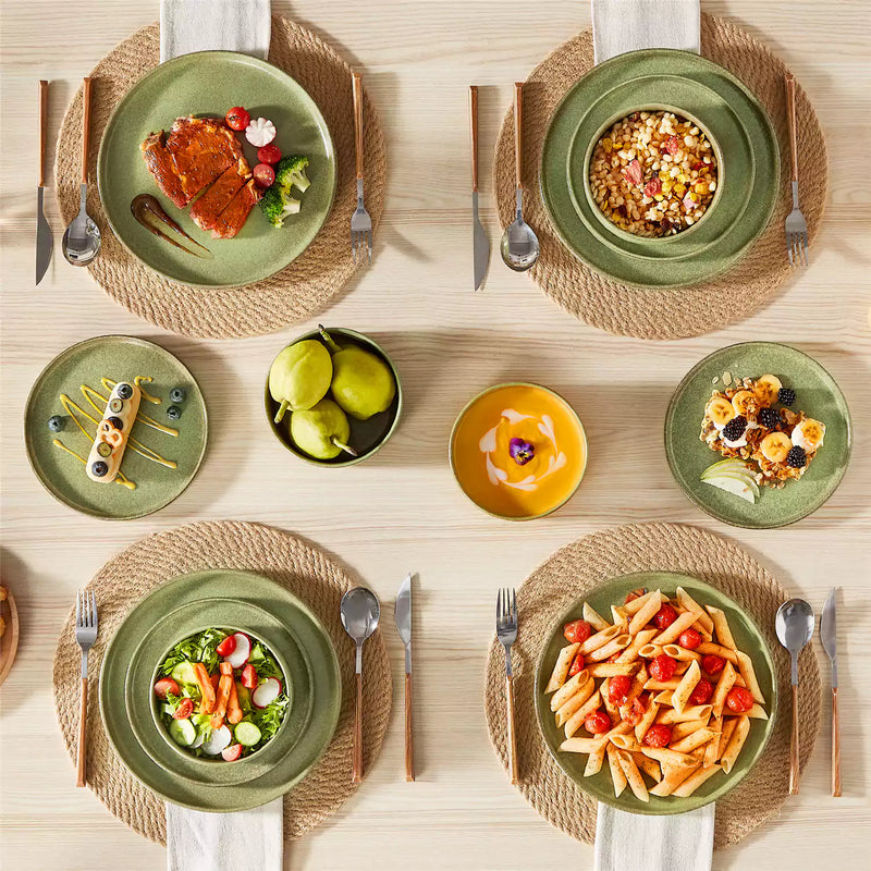 Webb Straight-Edge 12 Piece Dinnerware Set - Image 13